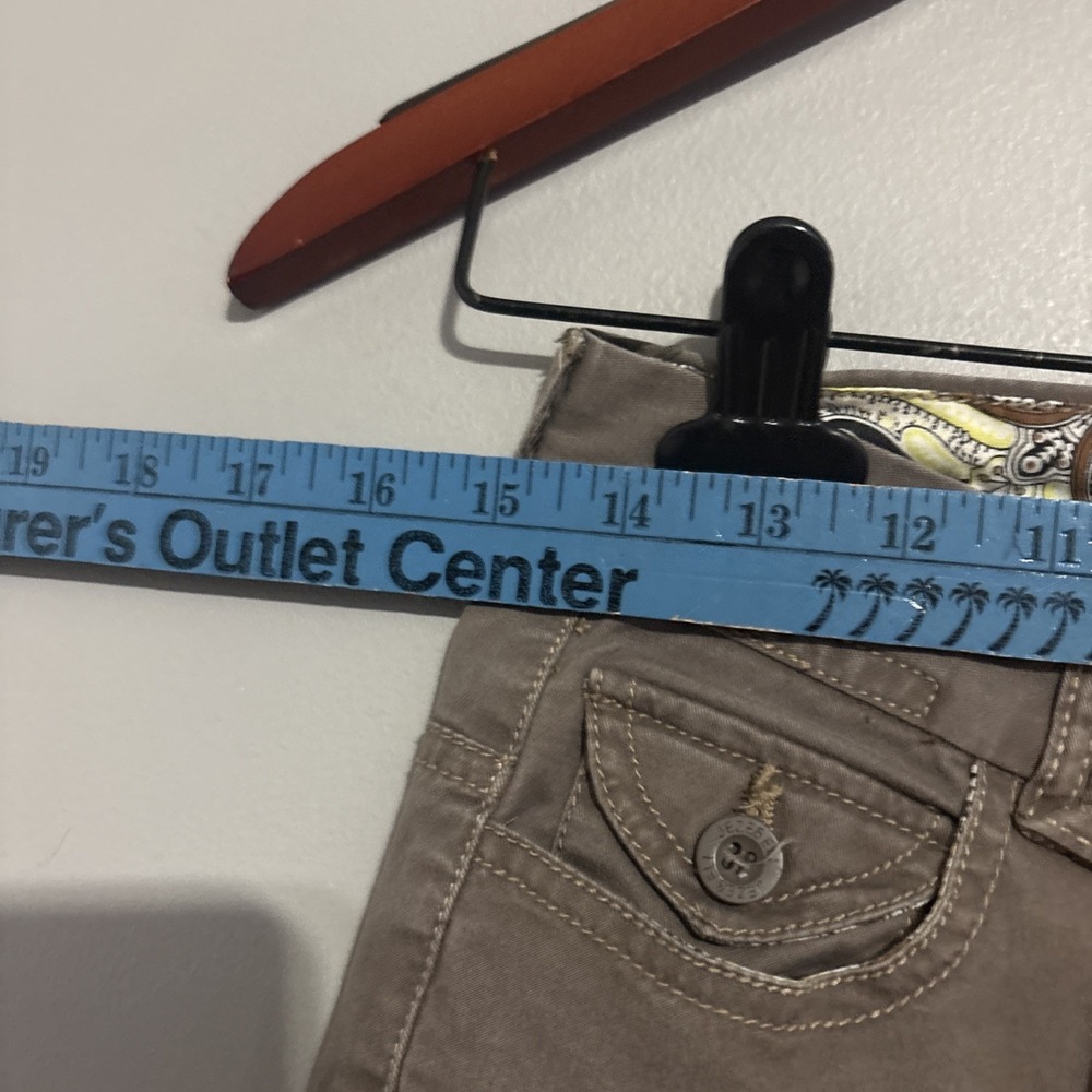 Womens Jezebell Mid Rise Boot Cut Brown Khakis Pants Sz 9 Jeans - Picture 12 of 12